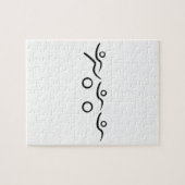 Triathlon cool und einzigartig Design Puzzle (Horizontal)