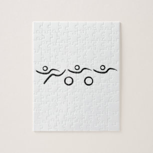 Triathlon cool und einzigartig Design Puzzle