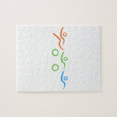 Triathlon cool und einzigartig Design Puzzle (Horizontal)