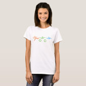 Triathlon cool und einzigartig Design T - Shirt (Vorne ganz)
