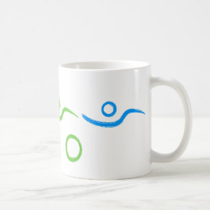 Triathlon cool und einzigartiges Design Kaffeetasse