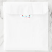 Triathlon coole Logo-Abbildung Stern-Aufkleber (Tasche)
