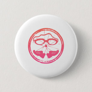 Triathlon-cooles Design Button