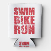 Triathlon-cooles Design Dosenkühler (Vorderseite)