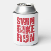 Triathlon-cooles Design Dosenkühler (Kanne Rückseite)