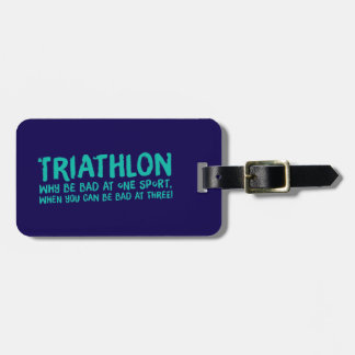 Triathlon-cooles Design Gepäckanhänger