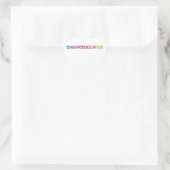Triathlon-cooles Design Herz-Aufkleber (Tasche)