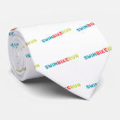 Triathlon-cooles Design Krawatte (Gerollt)