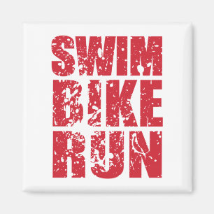 Triathlon-cooles Design Magnet