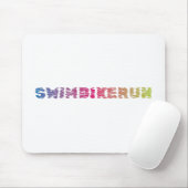 Triathlon-cooles Design Mousepad (Mit Mouse)