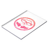 Triathlon-cooles Design Notizblock (Linke Seite)