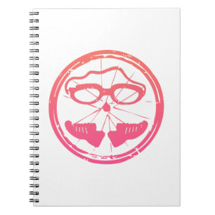 Triathlon-cooles Design Notizblock