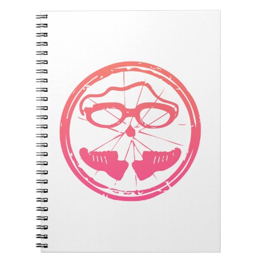 Triathlon-cooles Design Notizblock (Vorderseite)