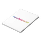 Triathlon-cooles Design Notizblock (Rotiert)
