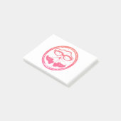 Triathlon-cooles Design Post-it Klebezettel (angewinkelt)