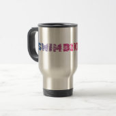 Triathlon-cooles Design Reisebecher (Vorderseite Links)