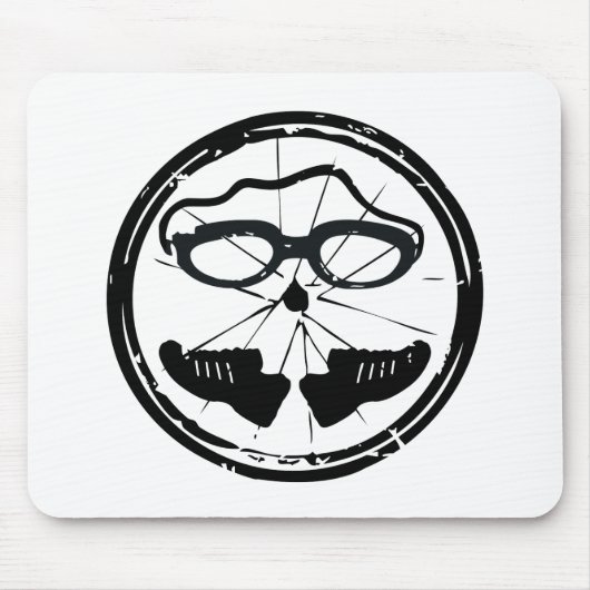 Triathlon cooles künstlerisches Design Mousepad (Vorne)