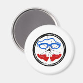 Triathlon-cooles künstlerisches Logo Magnet (Vorderseite/Rückseite)