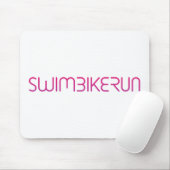 Triathlon-cooles Logo für alle Sportliebhaber Mousepad (Mit Mouse)