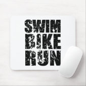 Triathlon-cooles Logo für alle Sportliebhaber Mousepad (Mit Mouse)