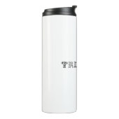 Triathlon-cooles Logo für alle Sportliebhaber Thermosbecher (Nach links gedreht)