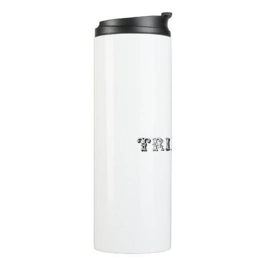 Triathlon-cooles Logo für alle Sportliebhaber Thermosbecher (Nach links gedreht)