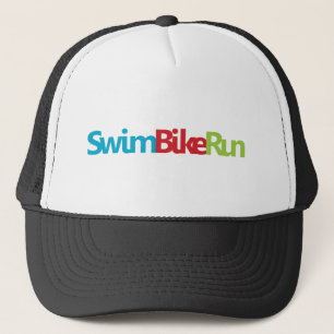 Triathlon-cooles Logo für alle Sportliebhaber Truckerkappe