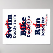 Triathlon Daddy Poster (Vorne)