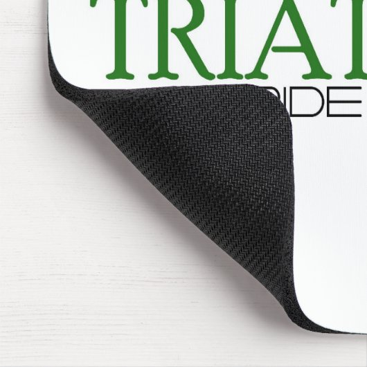 Triathlon - der Stolz ist Forever Mousepad (Ecke)