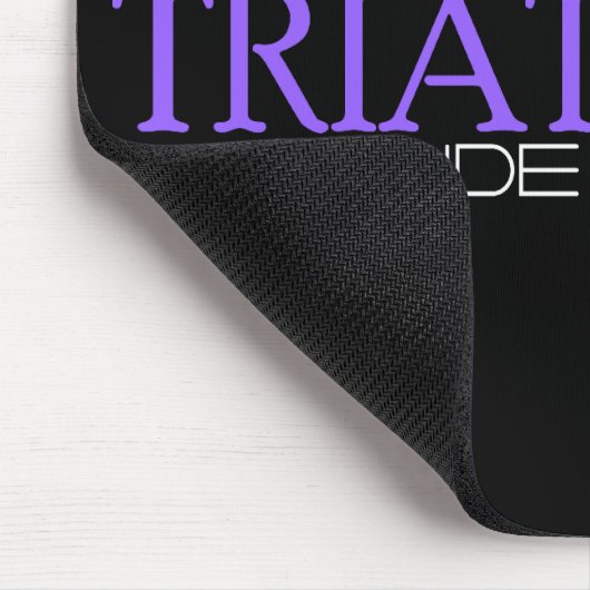 Triathlon - der Stolz ist Forever Mousepad (Ecke)