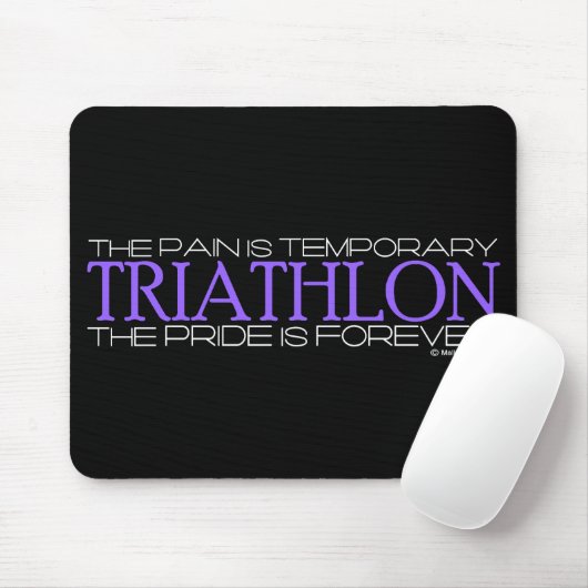 Triathlon - der Stolz ist Forever Mousepad (Mit Mouse)