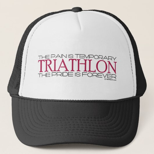 Triathlon - der Stolz ist Forever Truckerkappe (Vorderseite)