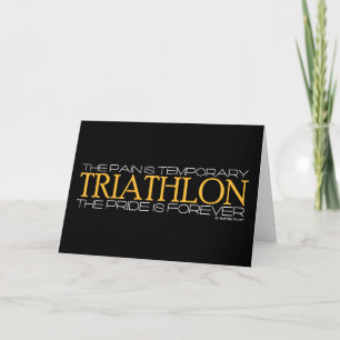 Triathlon - Der Stolz ist für immer Karte