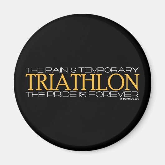Triathlon - Der Stolz ist für immer Magnet (Vorne)