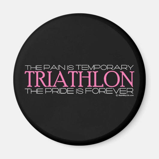 Triathlon - Der Stolz ist für immer Magnet (Vorne)