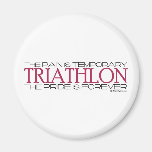 Triathlon - Der Stolz ist für immer Magnet (Vorne)
