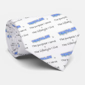 TRIATHLON - der Zweck, den ich diene Krawatte (Gerollt)