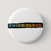 Triathlon-Design Button (Vorderseite)