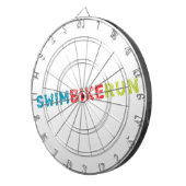 Triathlon-Design Dartscheibe (Vorderseite rechts)