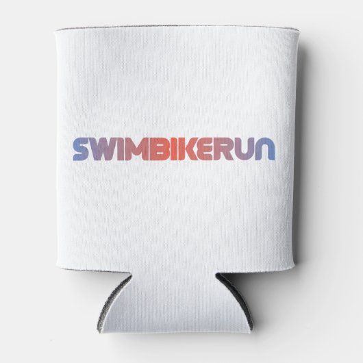 Triathlon-Design Dosenkühler (Vorderseite)