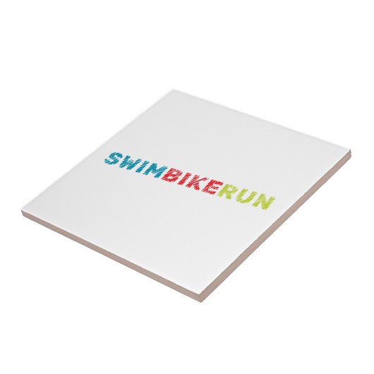 Triathlon-Design Fliese (Seite)