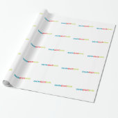 Triathlon-Design Geschenkpapier (Ungerollt)