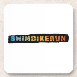 Triathlon-Design Getränkeuntersetzer