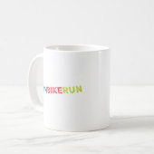 Triathlon-Design Kaffeetasse (Vorderseite Links)