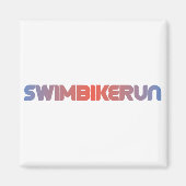 Triathlon-Design Magnet (Vorne)