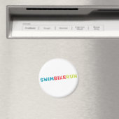 Triathlon-Design Magnet (In Situ (Geschirrspüler))