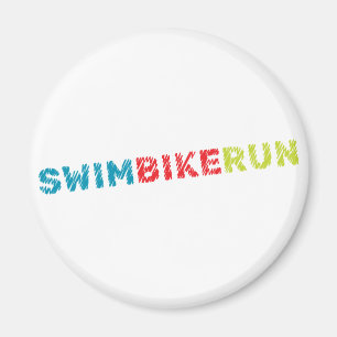 Triathlon-Design Magnet