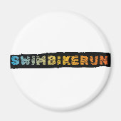 Triathlon-Design Magnet (Vorne)