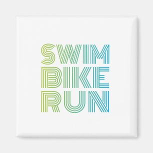 Triathlon-Design Magnet