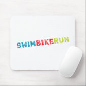 Triathlon-Design Mousepad (Mit Mouse)